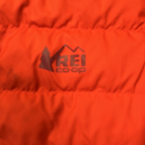 Rei orange down jacket xxs kids - Picture 2 of 11